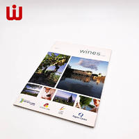 Brochure book printing hard cover case bound catalog high quality
