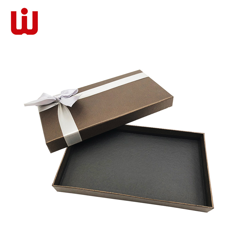 WenJie-Gift Box With Ribbon | Luxury Cardboard Custom Wig Packing Box